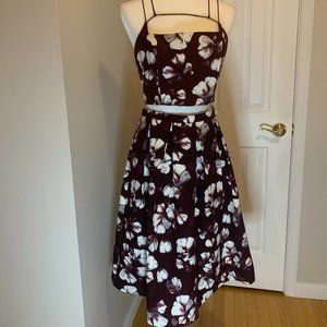2 pc Floral matching set